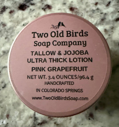 Tallow & Jojoba Ultra Thick Lotion